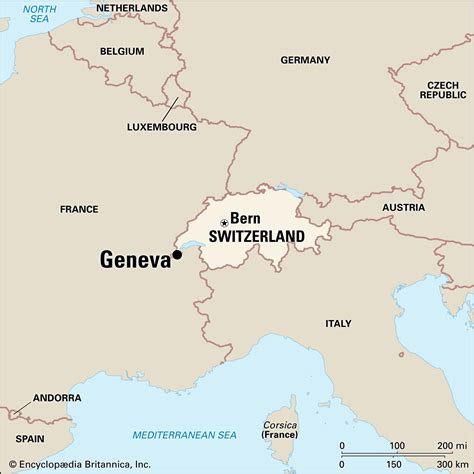 geneva switzerland map.